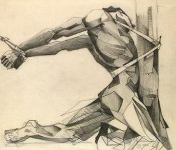 Mans Inhumanity 1977 13x16 Drawing - Charles Bragg (Chick Bragg) Mans Inhumanity 1977 13x16 Drawing - Charles Bragg (Chick Bragg)