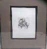 Erotic Suite, 5 Copper Framed Etchings 1977 Limited Edition Print by Charles Bragg (Chick Bragg) - 5