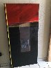 Fire Energy, Red, Black and Colors Great Work 1978 72x36 - Huge Mural Size Original Painting by Wilfredo Chiesa - 3
