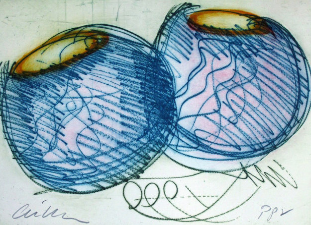 Blue Baskets PP 1999 Limited Edition Print - Dale Chihuly
