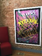 Untitled Painting 1994 64x48 Super Huge Original Painting by Dale Chihuly - 2 Untitled Painting 1994 64x48 Super Huge Original Painting by Dale Chihuly - 2