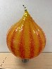 Golden Onion With Tangerine Stripes Glass Sculpture 1999 33 in Sculpture by Dale Chihuly - 2 Golden Onion With Tangerine Stripes Glass Sculpture 1999 33 in Sculpture by Dale Chihuly - 2