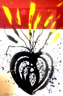 Red Flaming Ikebana 2009 Limited Edition Print - Dale Chihuly Red Flaming Ikebana 2009 Limited Edition Print - Dale Chihuly