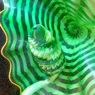 Celtic Emerald Persian Pair (Studio Edition Glass) 2007 Sculpture by Dale Chihuly - 1 Celtic Emerald Persian Pair (Studio Edition Glass) 2007 Sculpture by Dale Chihuly - 1