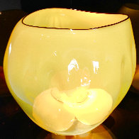 Yellow Basket Set 1994 Sculpture by Dale Chihuly - 1 Yellow Basket Set 1994 Sculpture by Dale Chihuly - 1