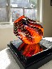 Cinnamon Macchia Unique Glass Sculpture 2002 10 in Sculpture by Dale Chihuly - 2
