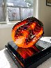Cinnamon Macchia Unique Glass Sculpture 2002 10 in Sculpture by Dale Chihuly - 3