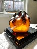 Cinnamon Macchia Unique Glass Sculpture 2002 10 in Sculpture by Dale Chihuly - 4