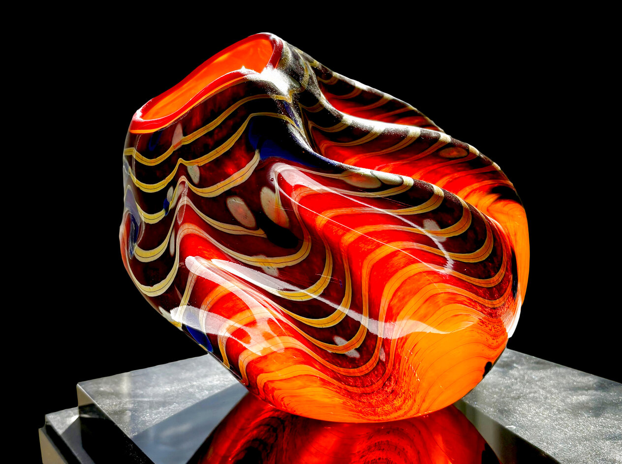 Cinnamon Macchia 2002 Unique Glass Sculpture by Dale Chihuly - For Sale ...