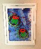 Basket Drawing -  2002 - 53x41 Original Painting by Dale Chihuly - 2