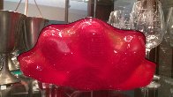 Chinese Red Seaform Unique Pair Glass Sculpture, 2 Piece Set 1995 Sculpture by Dale Chihuly - 2 Chinese Red Seaform Unique Pair Glass Sculpture, 2 Piece Set 1995 Sculpture by Dale Chihuly - 2