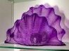 Perfect Lilac Persian Seafoam Glass Sculpture w Globe- 20 in. Sculpture by Dale Chihuly - 0