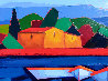 Les Trois Barques 2011 44x57 Original Painting by Didier Chretien - 1