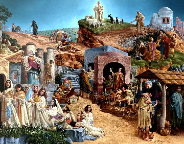 Parable Of The Ten Virgins 1999 Limited Edition Print - James Christensen Parable Of The Ten Virgins 1999 Limited Edition Print - James Christensen