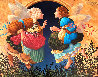 Two Angels Discussing Botticelli 1990 Limited Edition Print by James Christensen - 0
