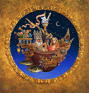 Royal Music Barque 1993 Limited Edition Print - James Christensen Royal Music Barque 1993 Limited Edition Print - James Christensen
