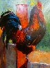 On the Fence 1999 30x24 Original Painting by Cheri Christensen - 0
