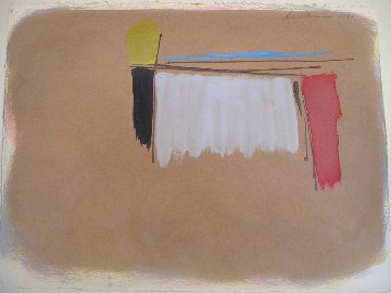 Untitled Painting 1981 34x27 Original Painting - Dan Christensen Untitled Painting 1981 34x27 Original Painting - Dan Christensen