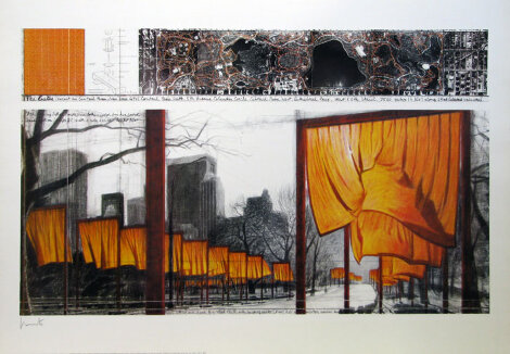 Gates (18372) Poster - New York, NYC Limited Edition Print - Javacheff Christo