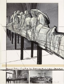 Wrapped Statues 1988 Limited Edition Print - Javacheff Christo Wrapped Statues 1988 Limited Edition Print - Javacheff Christo