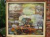 Untitled Painting 1980 43x39 Original Painting by Lau Chun - 1 Untitled Painting 1980 43x39 Original Painting by Lau Chun - 1