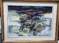 Untitled Abstract Painting 1978 19x21 (Early) Original Painting by Lau Chun - 1 Untitled Abstract Painting 1978 19x21 (Early) Original Painting by Lau Chun - 1