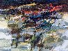 Untitled Abstract Painting 1978 19x21 Original Painting by Lau Chun - 0 Untitled Abstract Painting 1978 19x21 Original Painting by Lau Chun - 0