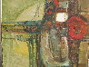 Abstract  (Figure) 1968 20x22 Original Painting by Lau Chun - 2