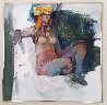 Untitled Nude 1974 36x36 Original Painting by Lau Chun - 1