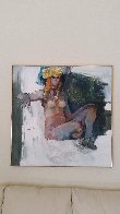 Untitled Nude 1974 36x36 Original Painting by Lau Chun - 1 Untitled Nude 1974 36x36 Original Painting by Lau Chun - 1
