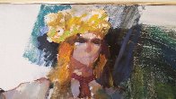 Untitled Nude 1974 36x36 Original Painting by Lau Chun - 4 Untitled Nude 1974 36x36 Original Painting by Lau Chun - 4