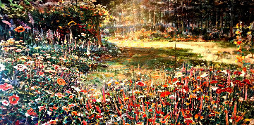 Sunlit Meadow - Triptych Limited Edition Print - Lau Chun Sunlit Meadow - Triptych Limited Edition Print - Lau Chun