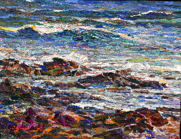 Seascape #18 Original Painting - Lau Chun Seascape #18 Original Painting - Lau Chun