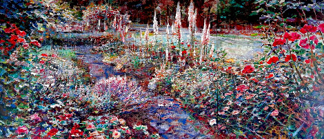 Blossom 2001 - Huge Mural Size 40x90 - Hawaii Limited Edition Print - Lau Chun