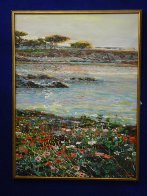 Lovers Point, Monterey Ca Triptych 1996 50x114 Super Huge Mural Original Painting by Lau Chun - 4 Lovers Point, Monterey Ca Triptych 1996 50x114 Super Huge Mural Original Painting by Lau Chun - 4