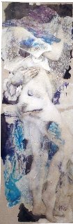 L'esprit Souffle En Dehors De L'esprit 2005 71x31 Original Painting - Viviane Cisinski L'esprit Souffle En Dehors De L'esprit 2005 71x31 Original Painting - Viviane Cisinski