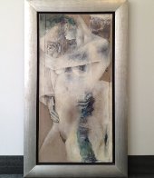 Ambiguite I 2001 56x33 Super Huge Original Painting by Viviane Cisinski - 1 Ambiguite I 2001 56x33 Super Huge Original Painting by Viviane Cisinski - 1