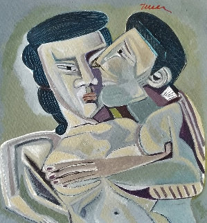 Untitled 2011 6x6 Original Painting - C.J. Wells Untitled 2011 6x6 Original Painting - C.J. Wells
