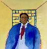 Geronimo 48x46 Original Painting by C.J. Wells - 0