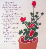 Mary's Geraniums 1980 HS Limited Edition Print by Mary Corita Kent - 0