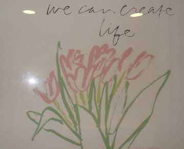 We Can Create Life Not War (CROCUSES) HS Limited Edition Print - Mary Corita Kent We Can Create Life Not War (CROCUSES) HS Limited Edition Print - Mary Corita Kent