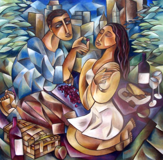 Picnic Embellished AP Limited Edition Print - Stephanie Clair