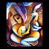 Guitar Player Limited Edition Print by Stephanie Clair - 1