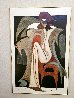 La Femme D' Arlequity 48x32 Huge Original Painting by Jean Claude Gaugy - 4