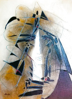 Untitled Painting 2012 23x29 Original Painting - Jean Claude Gaugy Untitled Painting 2012 23x29 Original Painting - Jean Claude Gaugy