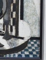 Le Damier Original Painting by Claude Venard - 3 Le Damier Original Painting by Claude Venard - 3