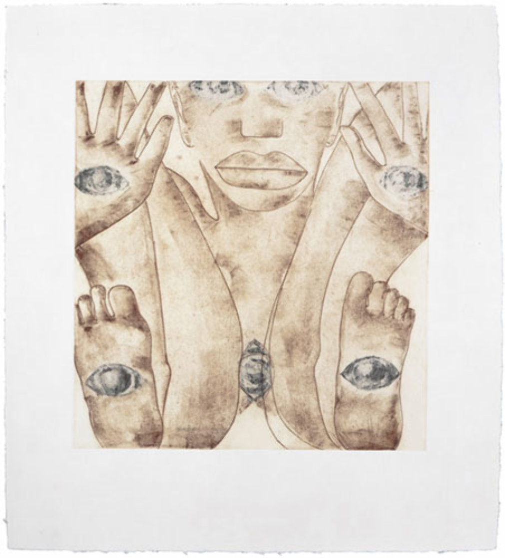 Geography Suite of 4 1992 Limited Edition Print by Francesco Clemente Geography Suite of 4 1992 Limited Edition Print by Francesco Clemente