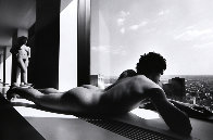 Man And Woman At Window 1980 Photography by Lucien Clergue - 0 Man And Woman At Window 1980 Photography by Lucien Clergue - 0