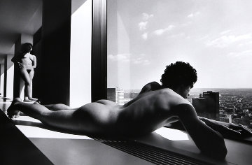 Man And Woman At Window 1980 Photography - Lucien Clergue Man And Woman At Window 1980 Photography - Lucien Clergue