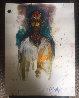 Mystery Man Watercolor 2016 25x18 Watercolor by Clive Barker - 1